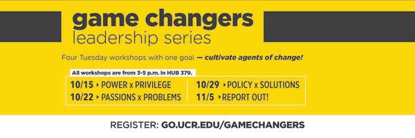 Game Changers Leadership Series